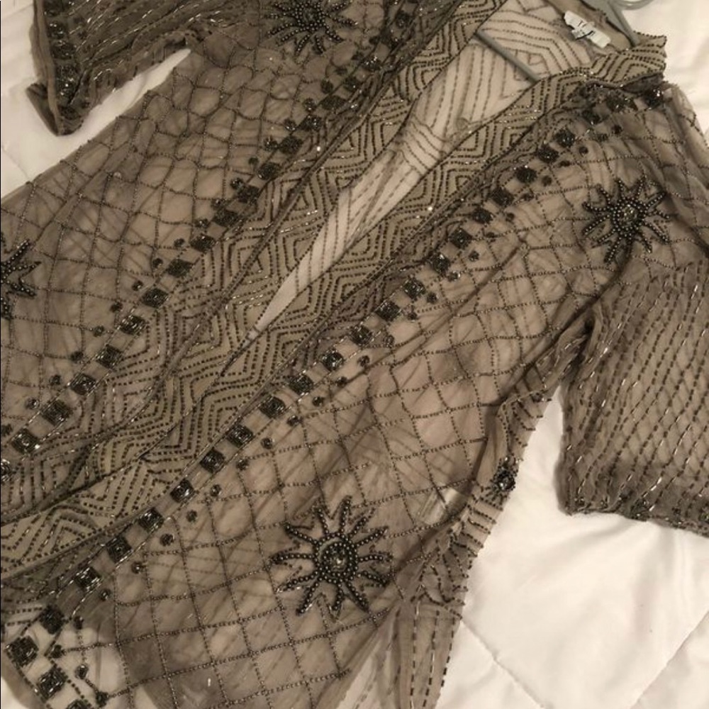 Beaded kimono